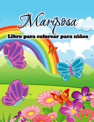 Book cover for Libro para colorear de mariposas para niños