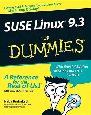 Book cover for Suse Linux 9.3 for Dummies