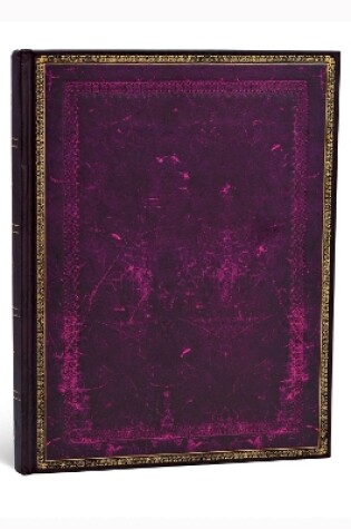 Cover of Old Leather Ruled Notebook - Cordovan (Old Leather Classics) Purple