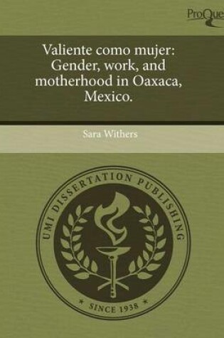 Cover of Valiente Como Mujer: Gender