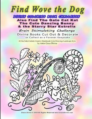 Book cover for Find Wove the Dog Divine Coloring Book Challenge