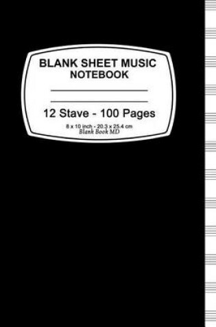 Cover of Blank Sheet Music Notebook