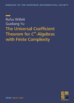 Book cover for The Universal CoeffIcient Theorem for $C^*$-Algebras with Finite Complexity