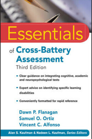 Cover of Essentials of Cross-Battery Assessment