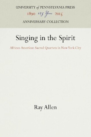 Cover of Singing in the Spirit