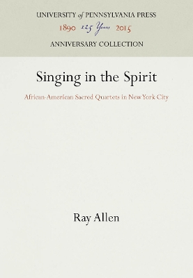 Cover of Singing in the Spirit