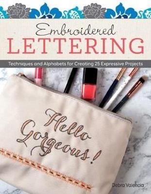 Book cover for Embroidered Lettering