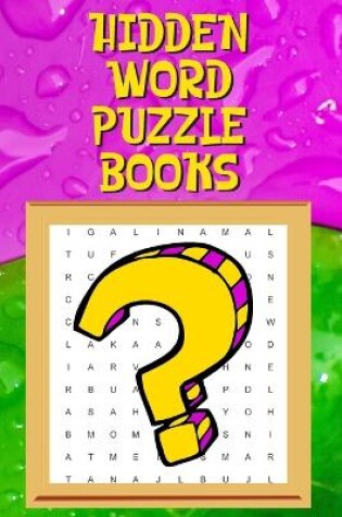 Cover of Hidden Word Puzzle Books