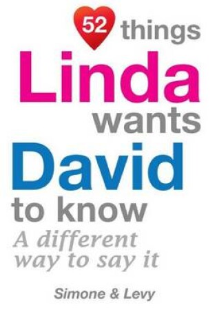 Cover of 52 Things Linda Wants David To Know