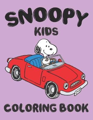 Book cover for Snoopy kids Coloring Book