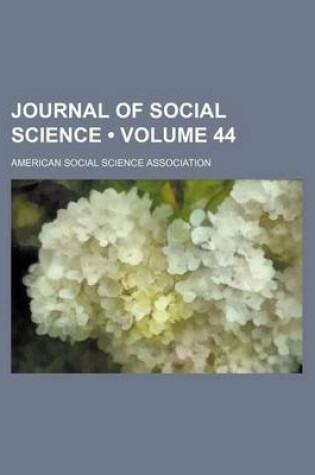 Cover of Journal of Social Science (Volume 44)