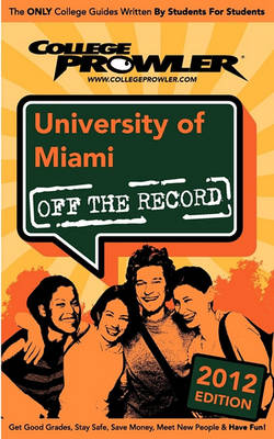 Book cover for University of Miami 2012