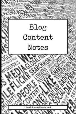 Book cover for Blog Content Notes