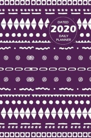 Cover of Pattern Lifestyle, Dated 2020 Daily Planner, 365 Days Blank Lined, Write-in Journal (Purple)