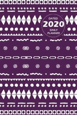 Book cover for Pattern Lifestyle, Dated 2020 Daily Planner, 365 Days Blank Lined, Write-in Journal (Purple)