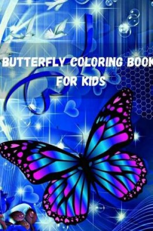 Cover of Butterfly Coloring Book For kids