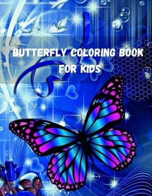 Book cover for Butterfly Coloring Book For kids