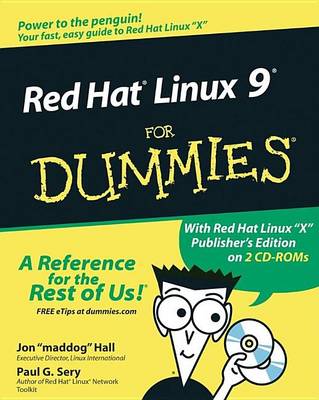 Cover of Red Hat Linux 9 for Dummies