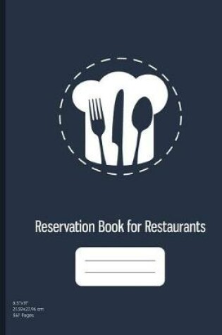 Cover of Reservation Book for Restaurants