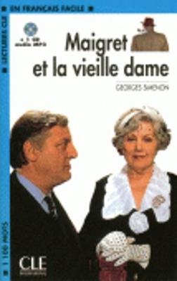 Book cover for Maigret et la vieille dame - book + CD MP3