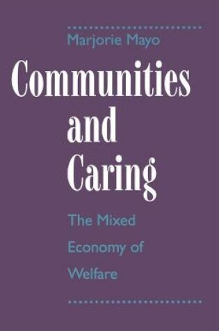 Cover of Communities and Caring