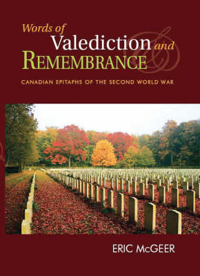 Book cover for Words of Valediction and Remembrance