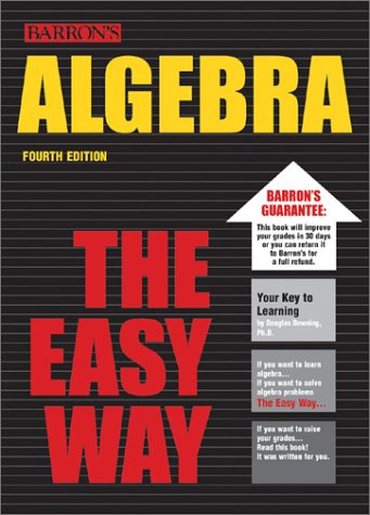 Cover of Algebra the Easy Way