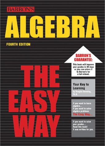 Book cover for Algebra the Easy Way