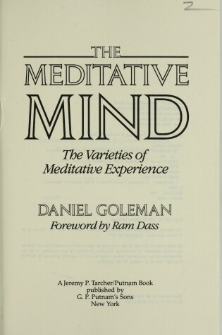 Cover of Meditative Mind