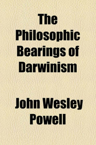 Cover of The Philosophic Bearings of Darwinism