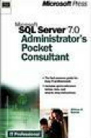 Cover of SQL Server 7.0 Administrator's Pocket Consultant