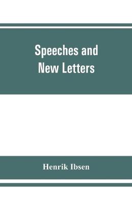 Book cover for Speeches and new letters