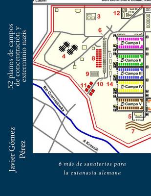 Book cover for 52 planos de campos de concentracion y exterminio nazis