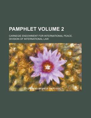 Book cover for Pamphlet Volume 2