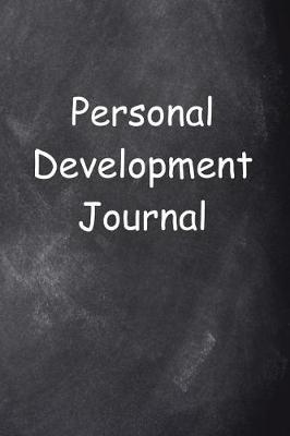 Cover of Personal Development Journal Chalkboard Design