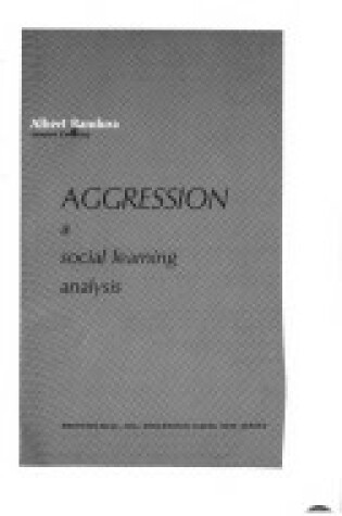 Cover of Aggression