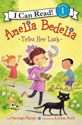 Book cover for Amelia Bedelia Tries Her Luck