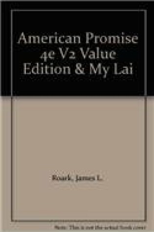 Cover of American Promise 4e V2 Value Edition & My Lai