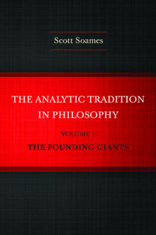 Cover of The Analytic Tradition in Philosophy, Volume 1