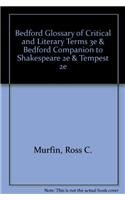 Book cover for Bedford Glossary of Critical and Literary Terms 3e & Bedford Companion to Shakespeare 2e & Tempest 2e