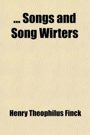 Cover of Songs and Song Wirters