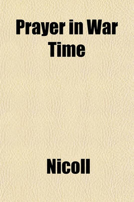 Book cover for Prayer in War Time