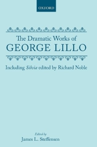 Cover of The Dramatic Works of George Lillo