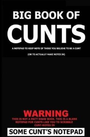 Cover of Big Book of Cunts