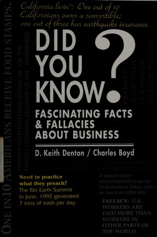Cover of Did You Know?