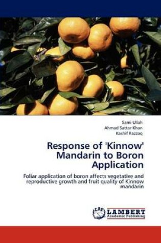 Cover of Response of 'Kinnow' Mandarin to Boron Application