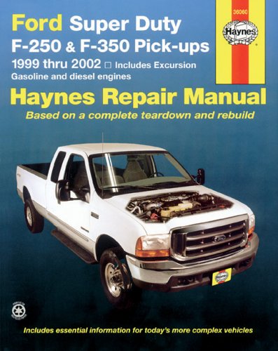 Book cover for Ford Super Duty Pickup and Excursion Automotive Repair Manual