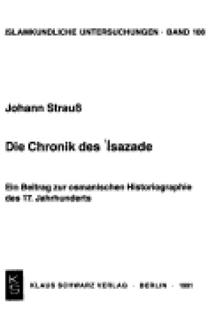 Cover of Die Chronik Des 'Isazade