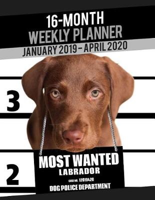 Cover of 2019-2020 Weekly Planner - Most Wanted Labrador