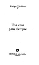 Book cover for Una Casa Para Siempre